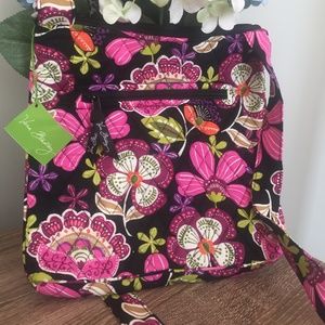 NWT! Vera Bradley 'Hipster Pirouette Pink' Bag